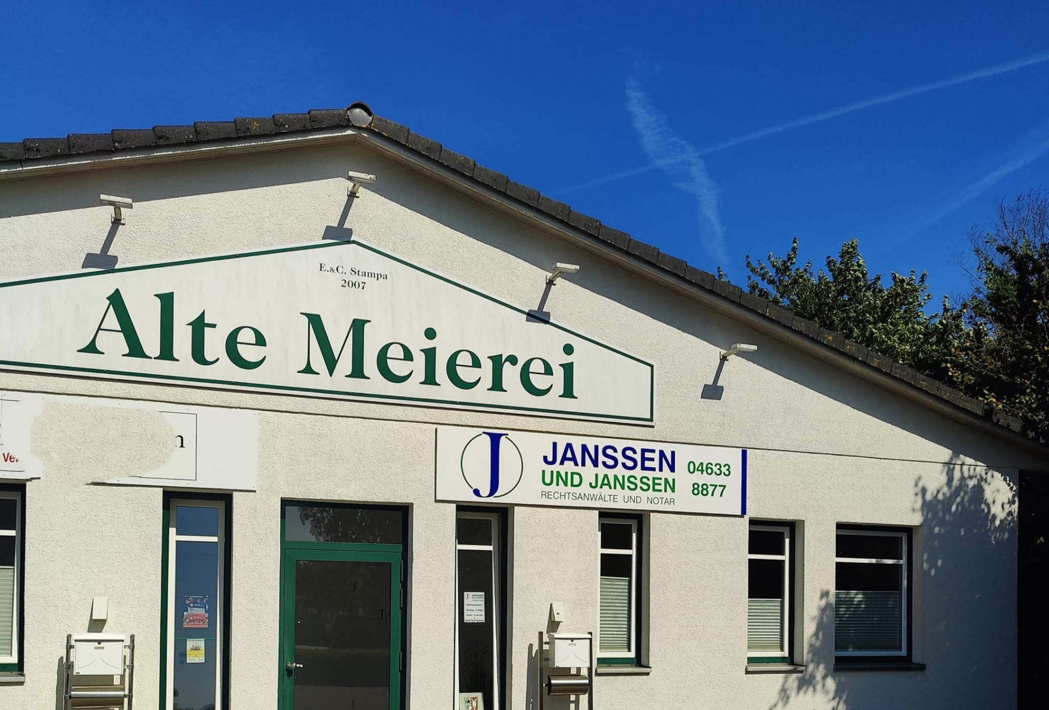 Kanzleigebäude „Alte Meierei“ in Mittelangeln/Satrup